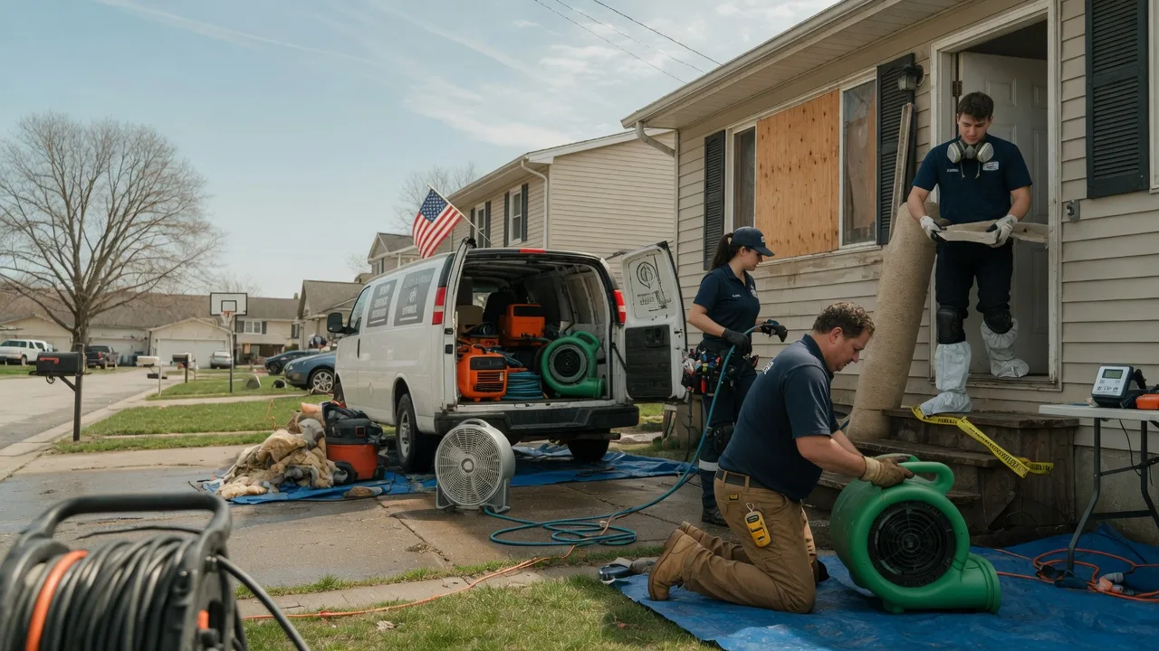 Water Damage Restoration in Amo, IN near me